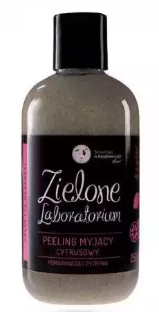 Zielone laboratorium Peeling myjący Cytrusowy 250 ml Zdrowie i uroda