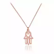 srebrny naszyjnik hamsa rose gold not mapped