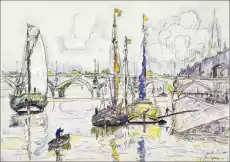 The port of Bordeaux Paul Signac plakat Wymiar do wyboru 30x20 cm Dom i ogród Wyposażenie wnętrz Dekoracja Obrazy i plakaty