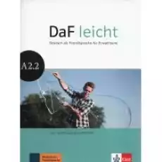 DaF leicht A22 Kurs und Übungsbuch mit DVDROM Książki Podręczniki i lektury