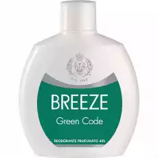 Breeze GREEN CODE dezodorant perfumowany No Gas Squeeze 100ml Zdrowie i uroda Perfumy i wody Zapachy męskie Antyperspiranty i dezodoranty męskie