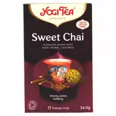 Herbatka Sweet Chai 17X2G Bio Yogi Tea Artykuły Spożywcze