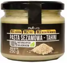 Pasta sezamowa Tahini 250 g NUTURA Artykuły Spożywcze