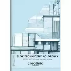 Top2000 Blok techniczny Creatinio A3 kolorowy 10 kartek Dla dziecka Artykuły szkolne Bloki i wycinanki