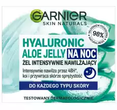 Garnier Hyaluronic Aloe Jelly Night krem nawilżający na noc z kwasem hialuronowym i ekstraktem z aloesu 50ml Zdrowie i uroda Kosmetyki i akcesoria Pielęgnacja twarzy Kremy do twarzy