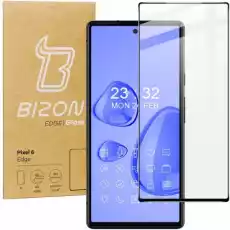 Szkło hartowane Bizon Glass Edge do Google Pixel 6 czarne Telefony i akcesoria Akcesoria telefoniczne Folie ochronne