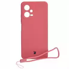 Etui Bizon Case Silicone Sq do Xiaomi POCO X5 Redmi Note 12 5G brudny róż Telefony i akcesoria Akcesoria telefoniczne