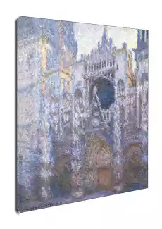 Katedra w Rouen Zachodnia Fasada Claude Monet obraz na płótnie Wymiar do wyboru 20x30 cm Dom i ogród Wyposażenie wnętrz Dekoracja Obrazy i plakaty