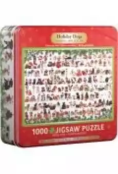 Puzzle 1000 Tin Holiday Dogs 80510939 Dla dziecka Zabawki Puzzle