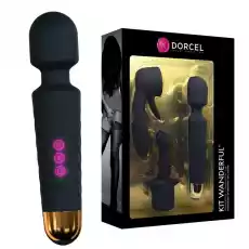 Marc Dorcel Kit Wanderful zestaw masażer różdżka dwie nakładane końcówki Gadżety Erotyczne