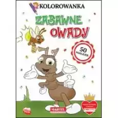 Kolorowanka Zabawne owady z naklejkami Książki Dla dzieci