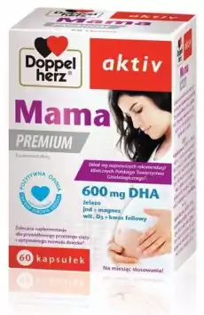 DOPPELHERZ Aktiv Mama Premium x 60 kapsułek Zdrowie i uroda Zdrowie Witaminy minerały suplementy diety