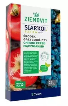 Siarkol Extra 80 WP Grzybobójczy 25 g Ziemovit Dom i ogród Ogród Rośliny i ochrona roślin