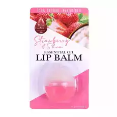 Essential Oil Lip Balm naturalny balsam do ust Strawberry Shea 75g Zdrowie i uroda Kosmetyki i akcesoria Pielęgnacja twarzy Pielęgnacja ust