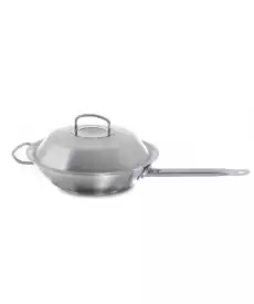 Wok z długą rączką z metal pokrywą 41l Original Profi Collection Fissler Dom i ogród