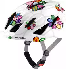 Alpina pico dziecięcy kask rowerowy pearlwhiteflower gloss Rozmiar 5055 Sport i rekreacja