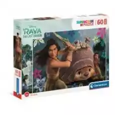 Puzzle maxi 60 el Supercolor Raya i ostatni smok Clementoni Dla dziecka Zabawki Puzzle