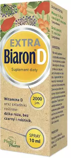 PHYTOPHARM BIARON D EXTRA spray 10 ml Zdrowie i uroda