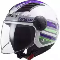 KASK LS2 OF562 AIRFLOW RONNIE TITANIUM VIOLET Motoryzacja Sporty Motorowe Ochrona Głowy Kaski