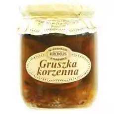 Krokus Gruszka korzenna 530 g Artykuły Spożywcze Dżemy i konfitury