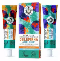 Natural Toothpastes dwuetapowy zestaw naturalnych past do zębów Rokitnik Ałtajski i Sosna Agafii 2x60g Zdrowie i uroda Kosmetyki i akcesoria Pielęgnacja zębów i jamy ustnej