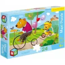 Puzzle maxi 24 el Rowery Multigra Dla dziecka Zabawki Puzzle