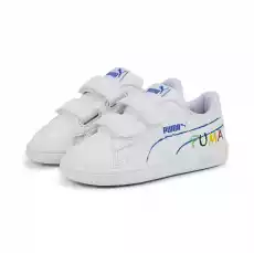 Buty sportowe dziecięce Puma Smash V2 Home School V Inf białe 38620102 Odzież obuwie dodatki