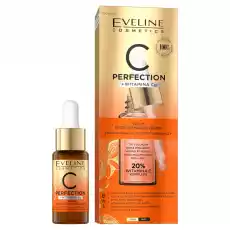 Eveline CPerfection serum przeciwzmarszczkowe z 20 witaminą c 18ml Zdrowie i uroda Kosmetyki i akcesoria Pielęgnacja twarzy Serum do twarzy