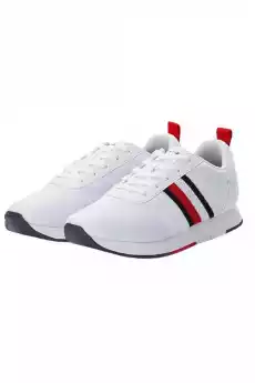 SNEAKERSY MĘSKIE TOMMY HILFIGER XM0XM01997 BIAŁE Odzież obuwie dodatki Obuwie męskie