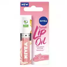 Nivea Caring Lip Oil pielęgnujący olejek do ust Rose 55ml Zdrowie i uroda Kosmetyki i akcesoria Pielęgnacja twarzy Pielęgnacja ust