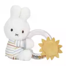 Little Dutch Miffy Grzechotka króliczek Vintage Sunny Stripes Dla dziecka Zabawki Zabawki dla niemowląt Grzechotki i gryzaki