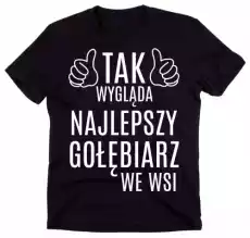 koszulka dla gołębiarza tak wygląda najlepszy gołębiarz we wsi Odzież obuwie dodatki Odzież męska Koszulki męskie