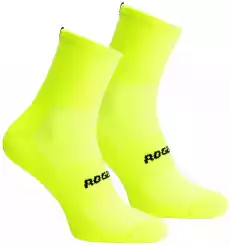 Rogelli essential 2pack skarpety sportowe fluor Rozmiar 3639 Sport i rekreacja