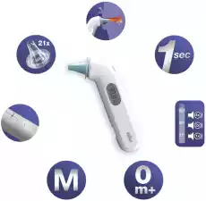 Termometr douszny BRAUN IRT3030 Zdrowie i uroda Kosmetyki i akcesoria Pozostałe kosmetyki i akcesoria pielęgnacyjne