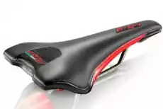 Selle monte grappa bmg f24 siodełko rowerowe czarnoczerwone Sport i rekreacja