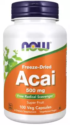 Acai 500 mg 100 szt Zdrowie i uroda