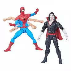 Zestaw 2 figurek The Amazing SpiderMan Marvel Legends SpiderMan amp Morbius Dom i ogród Wyposażenie wnętrz Dekoracja Figurki dekoracyjne Figurki kolekcjonerskie