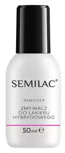 Semilac Remover zmywacz lakieru hybrydowego 50ml Zdrowie i uroda Kosmetyki i akcesoria Manicure i pedicure Zmywacze i korektory do paznokci