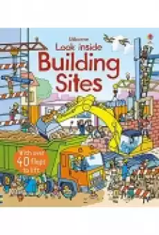 Look Inside a Building Site Usborne Książki Literatura obca