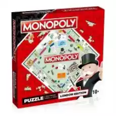 Puzzle 1000 el Monopoly Board London Winning Moves Dla dziecka Zabawki Puzzle