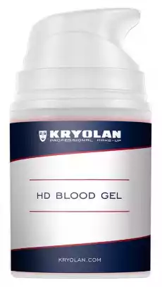 Kryolan HD Bloog Gel sztuczna krew w żelu Dark Venous 50ml Zdrowie i uroda Kosmetyki i akcesoria Makijaż i demakijaż