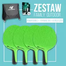 Cornilleau Zestaw Family Pack Outdoor Sport i rekreacja Tenis i pokrewne Badminton