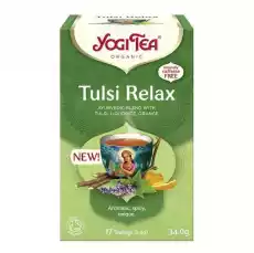 Yogi Tea Herbata Tulsi Relax Bio 17 X 2 G Zdrowie i uroda