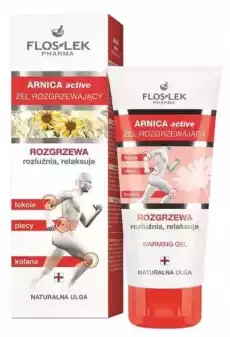 FLOSLEK Arnica Active Żel rozgrzewający 200ml Zdrowie i uroda Kosmetyki i akcesoria Pielęgnacja twarzy