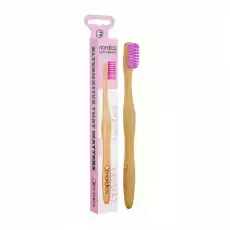 Bamboo Toothbrush bambusowa szczoteczka do zębów Pink Zdrowie i uroda Kosmetyki i akcesoria Pielęgnacja zębów i jamy ustnej