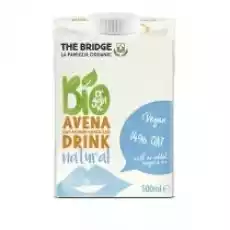 The Bridge Napój owsiany 500 ml Bio Artykuły Spożywcze Napoje