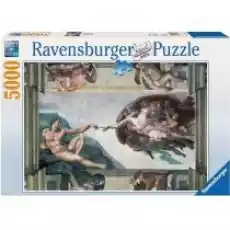 Puzzle 5000 el Michał Anioł Stworzenie Adama Ravensburger Dla dziecka Zabawki Puzzle