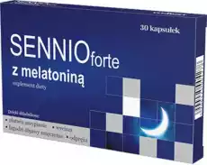 SENNIO Forte z melatoniną x 30 kapsułek Zdrowie i uroda Zdrowie FarmaceutykiLeki