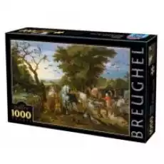 Puzzle 1000 el Brueghel Wejście zwierząt Arka Noego DToys Dla dziecka Zabawki Puzzle