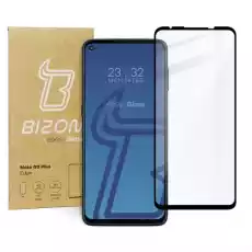 Szkło hartowane Bizon Glass Edge do Moto G9 Plus czarne Telefony i akcesoria Akcesoria telefoniczne Folie ochronne